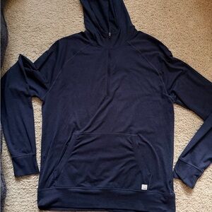 Vuori, Men’s Medium, Pinto Performance, Half ZIP hoodie, Midnight Heather